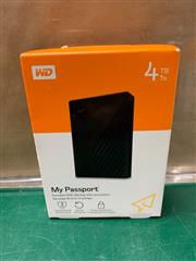 WD My Passport 4TB External USB Hard Drive Black